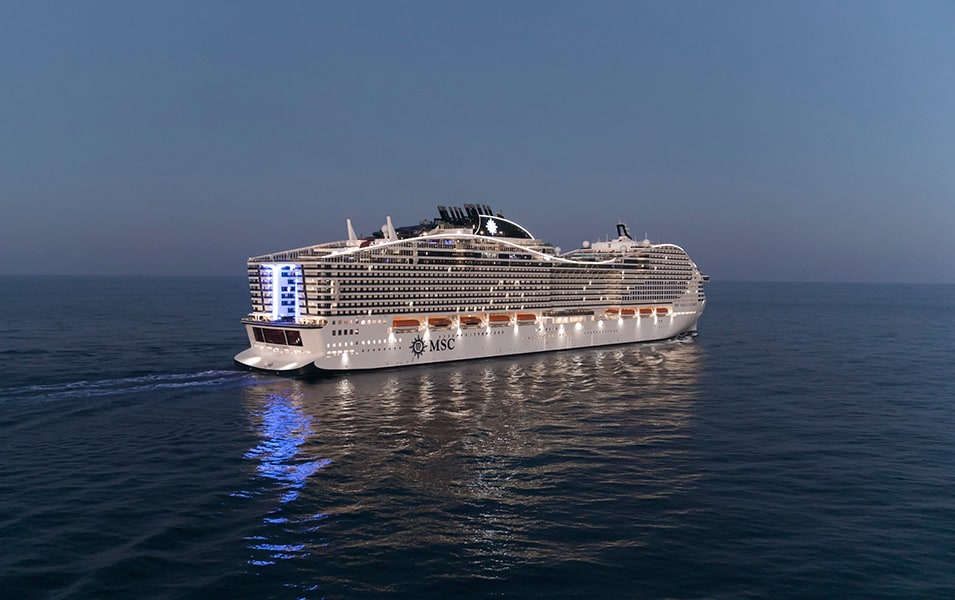 MSC World Europa on 21/11/2027