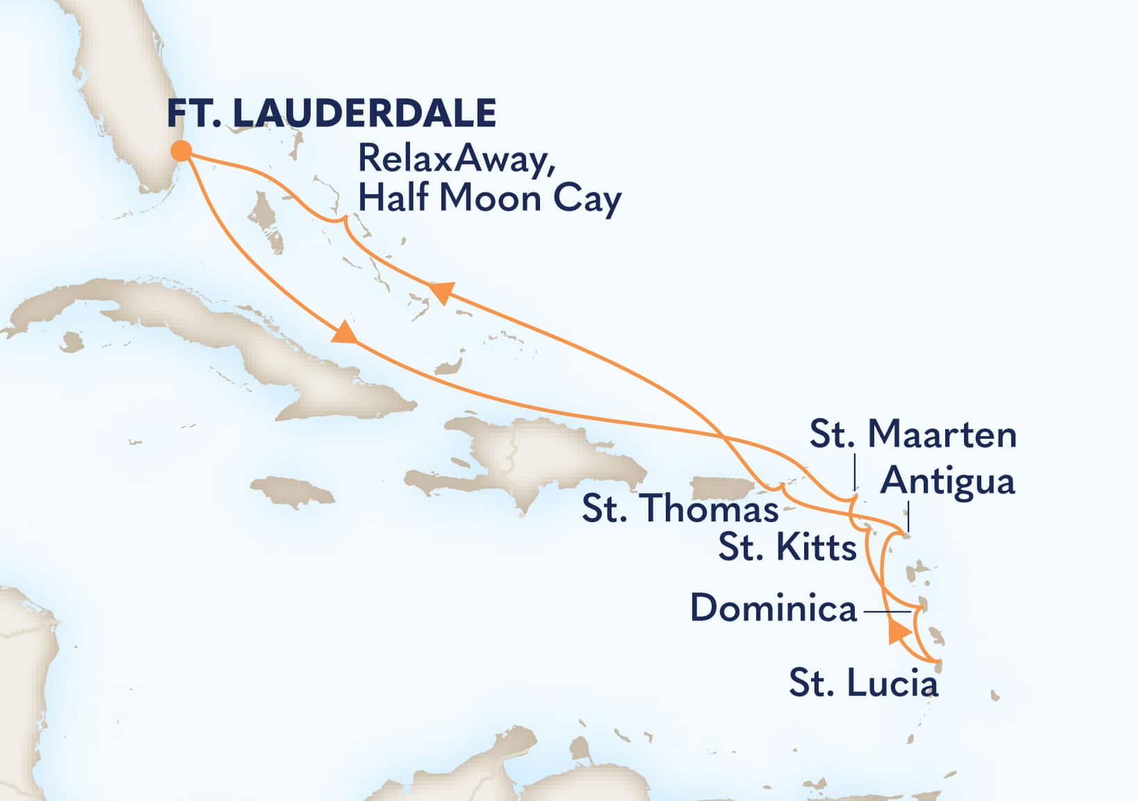 11-Day Eastern Caribbean Holiday: Windward & Leeward Islands