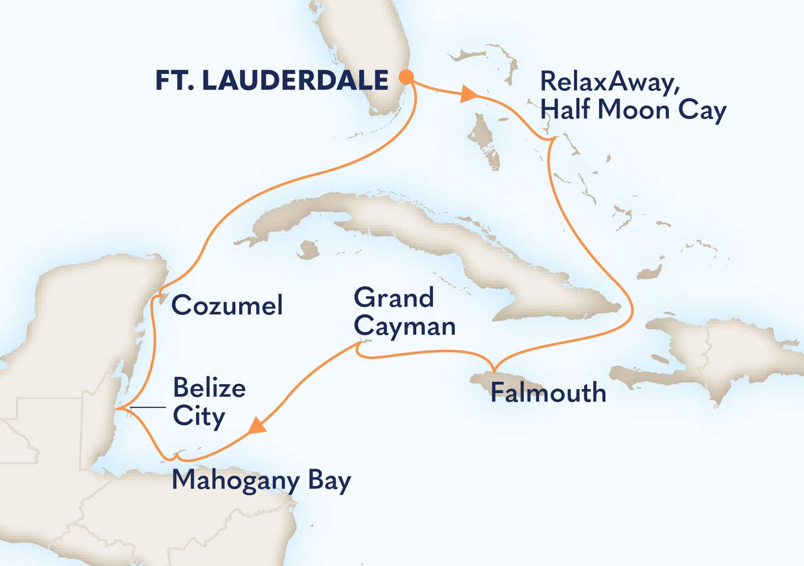 10-Day Western Caribbean: Greater Antilles, Belize & Mexico