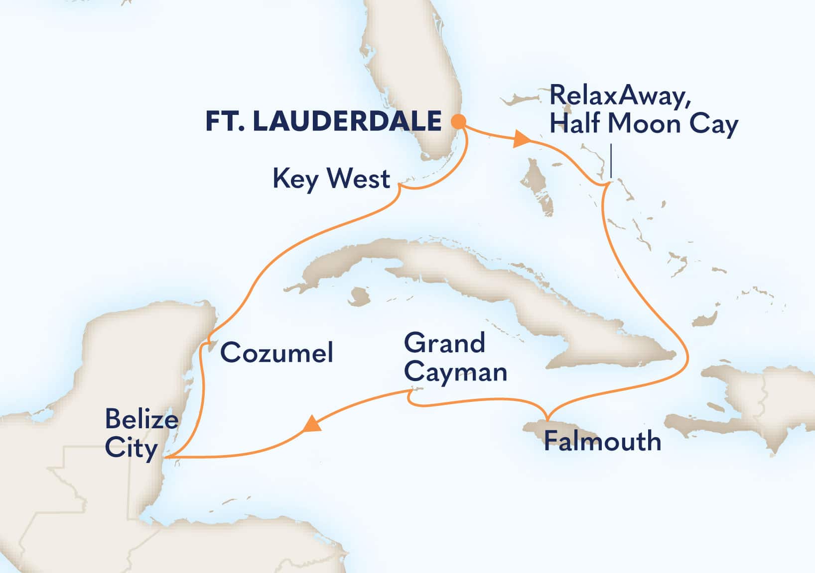 10-Day Western Caribbean: Greater Antilles, Belize & Mexico