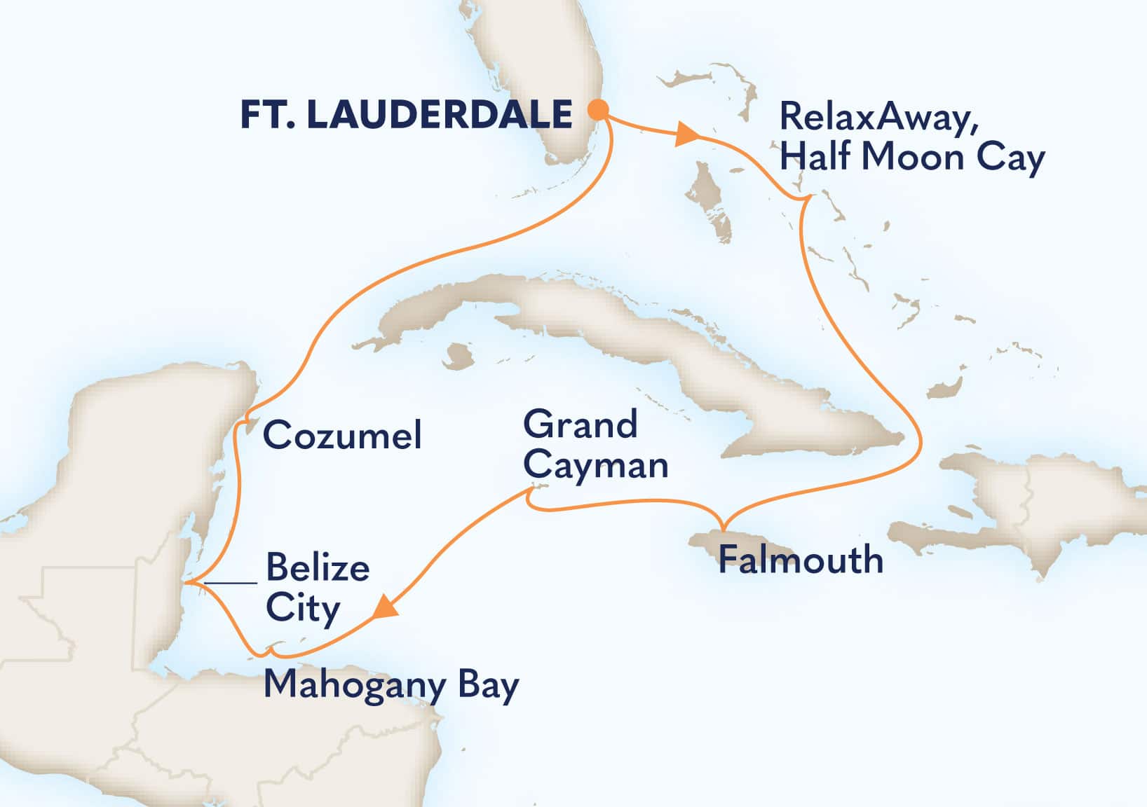 10-Day Western Caribbean: Greater Antilles, Belize & Mexico