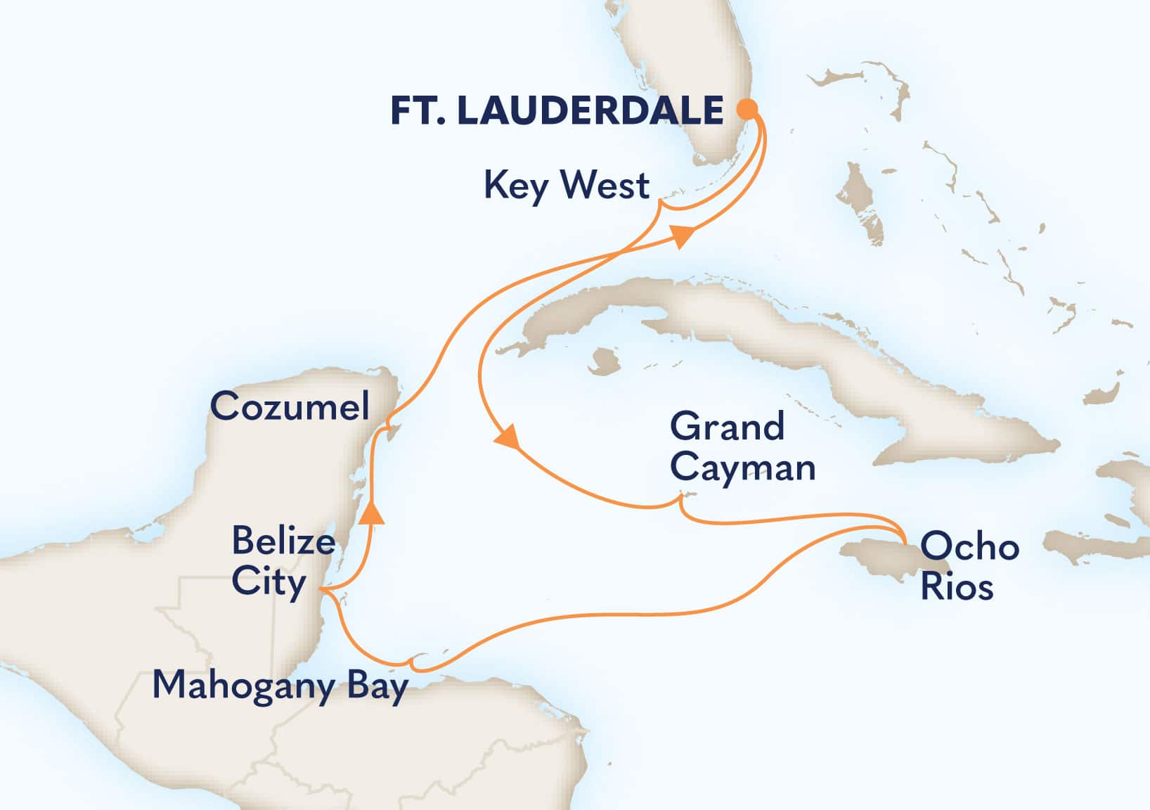 10-Day Western Caribbean: Greater Antilles, Belize & Mexico