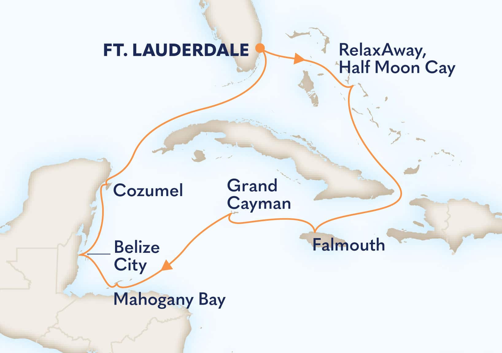 10-Day Western Caribbean: Greater Antilles, Belize & Mexico