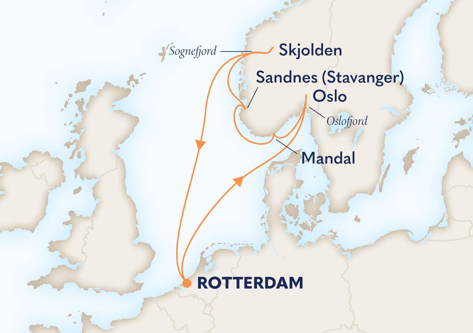 7-Day Norwegian Fjords & Sognefjord With History Channel