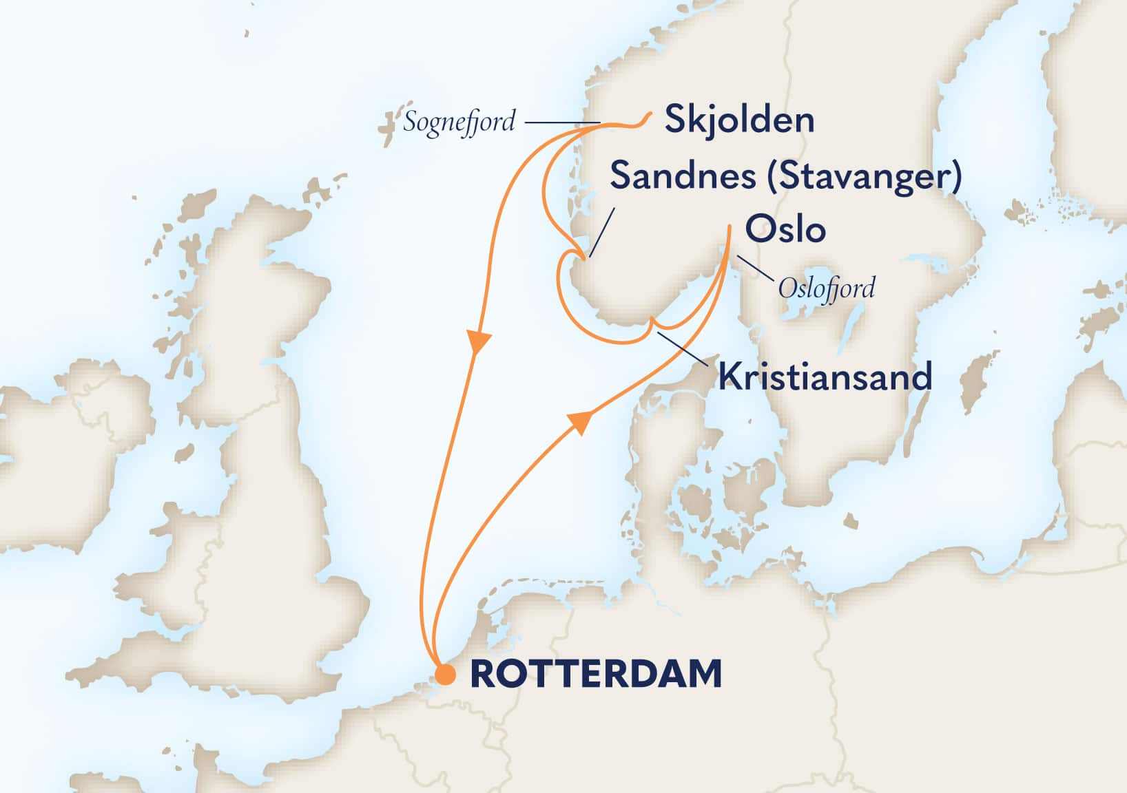 7-Day Norwegian Fjords & Sognefjord With History Channel