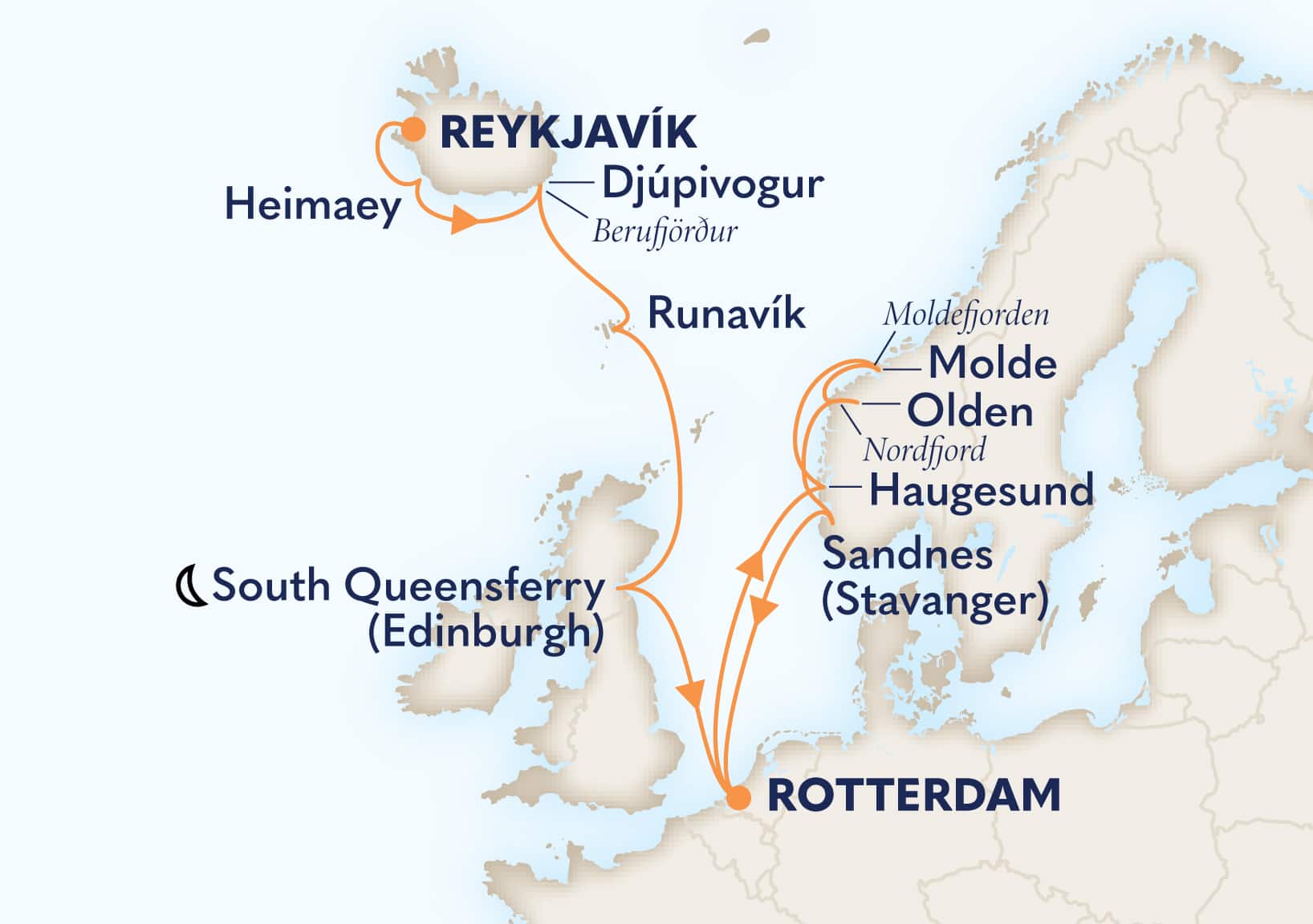 14-Day Scotland With Norwegian Fjords Collectors' Voyage