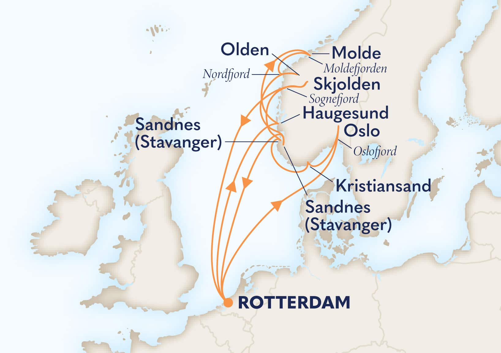 14-Day Fjords Of Norway Collectors' Voyage