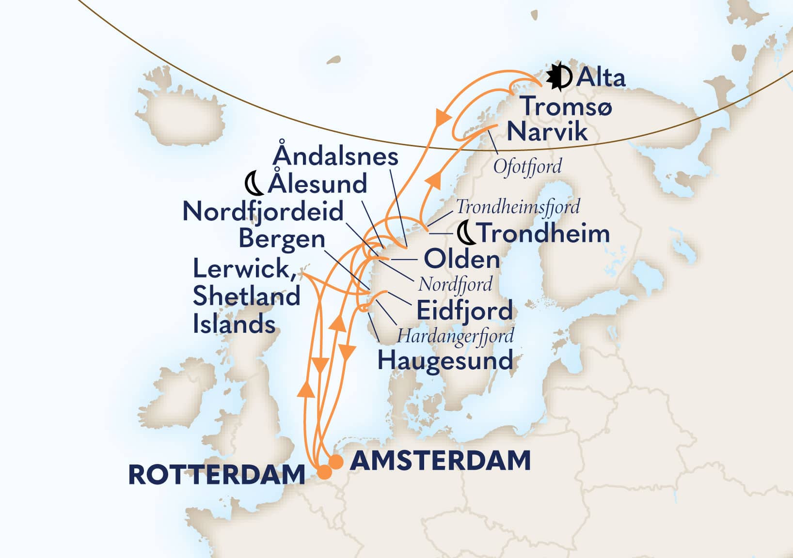 14-Day Fjords Of Norway & Iceland Collectors' Voyage