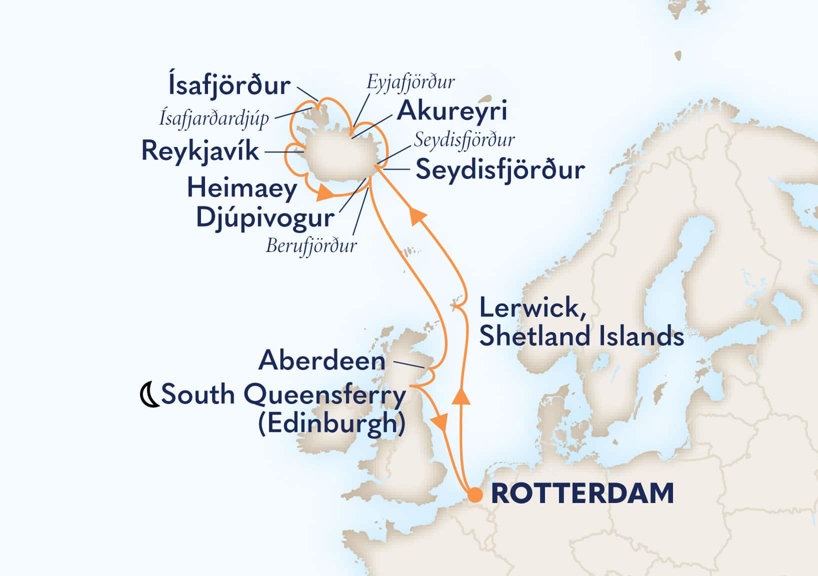 14-Day Icelandic Fjords With Scotland Collectors' Voyage