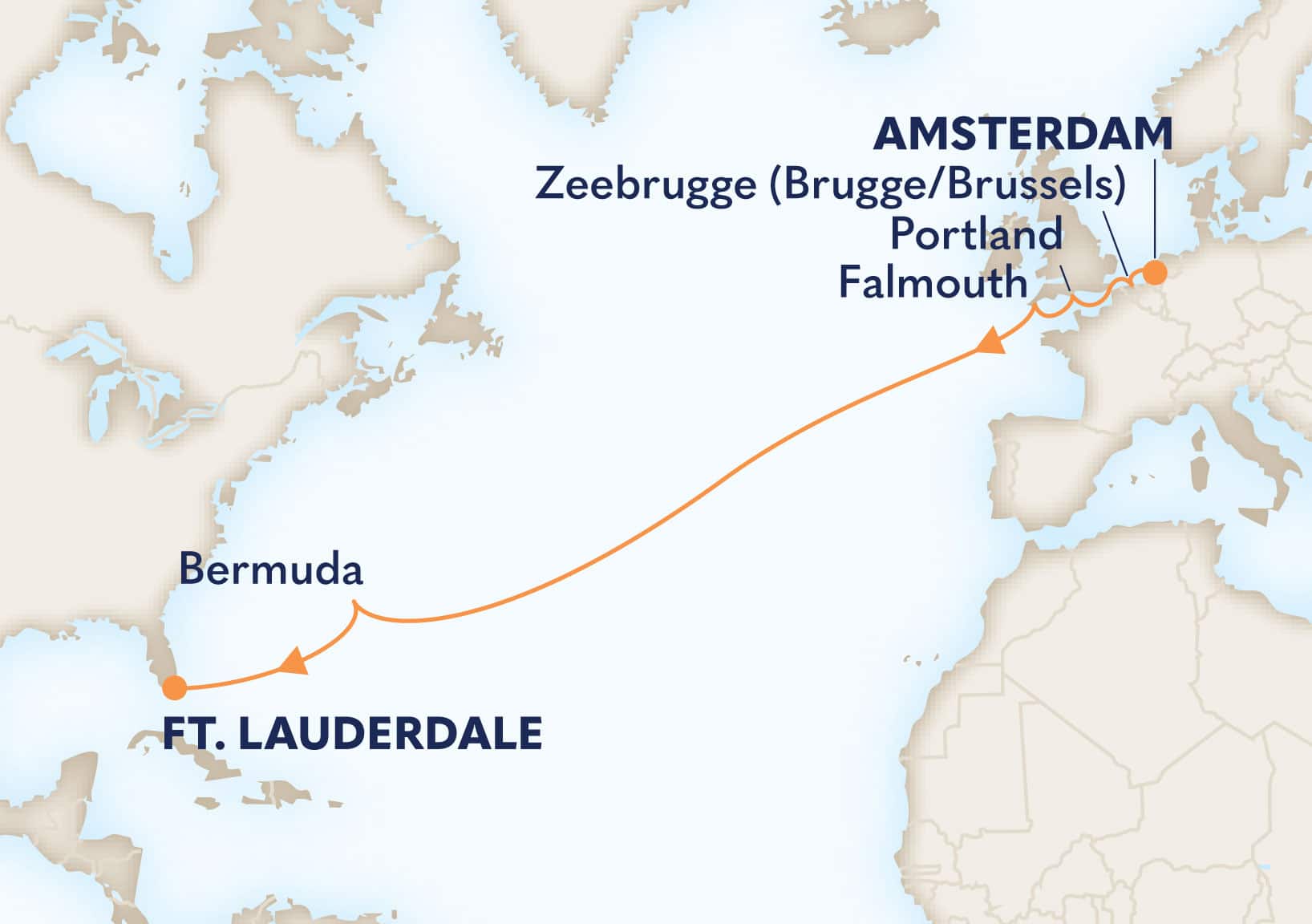 13-Day Cultural Crossing With Brugge & Falmouth