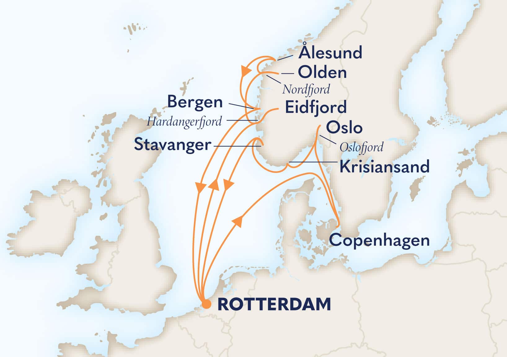 14-Day Norwegian Fjords & Copenhagen