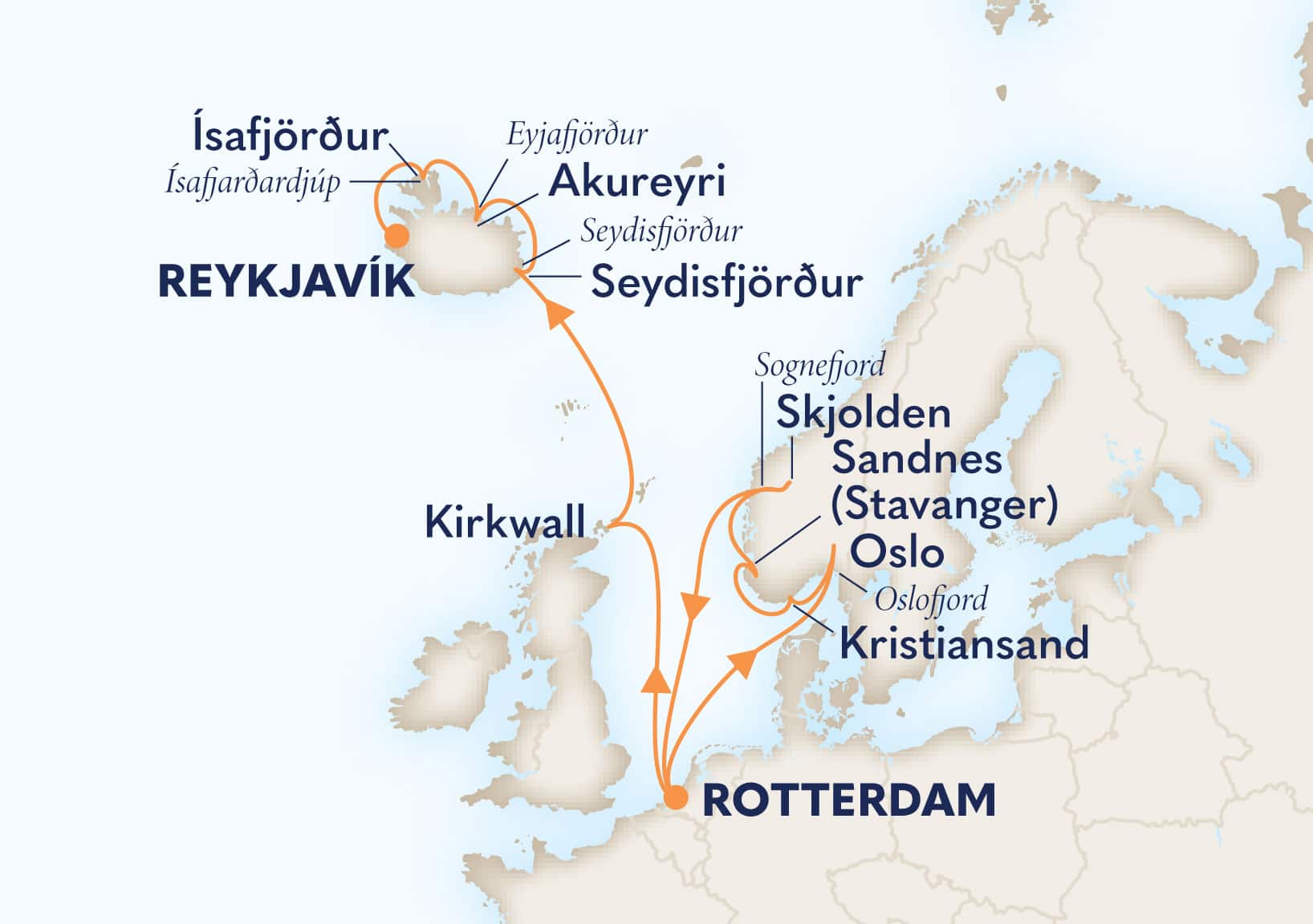 14-Day Fjords Of Norway & Iceland