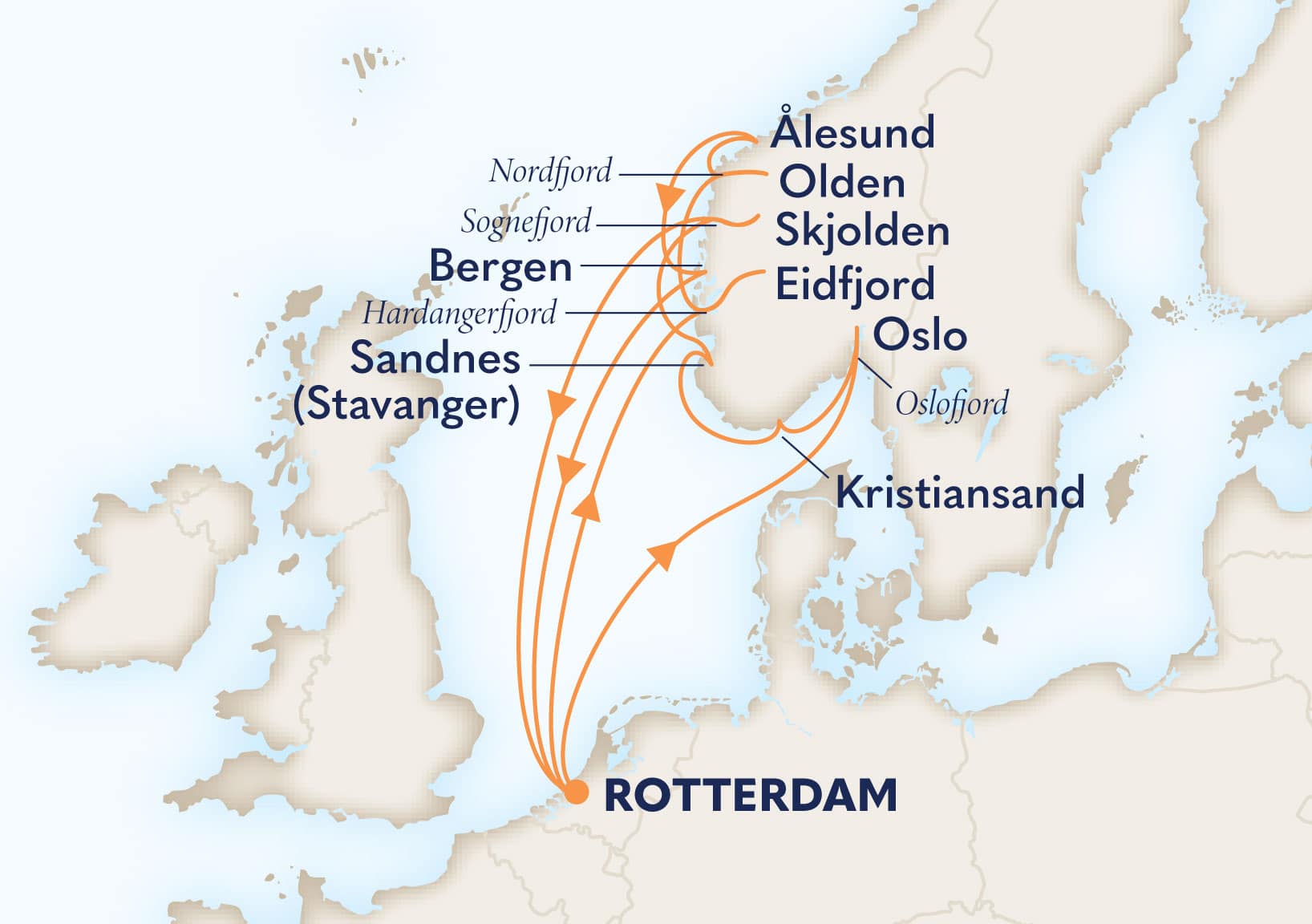 14-Day Norwegian Fjords & Nordfjord