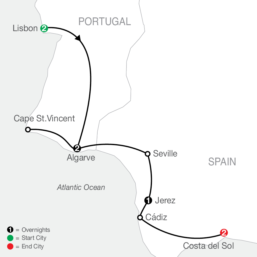 Lisbon To Costa Del Sol Escape